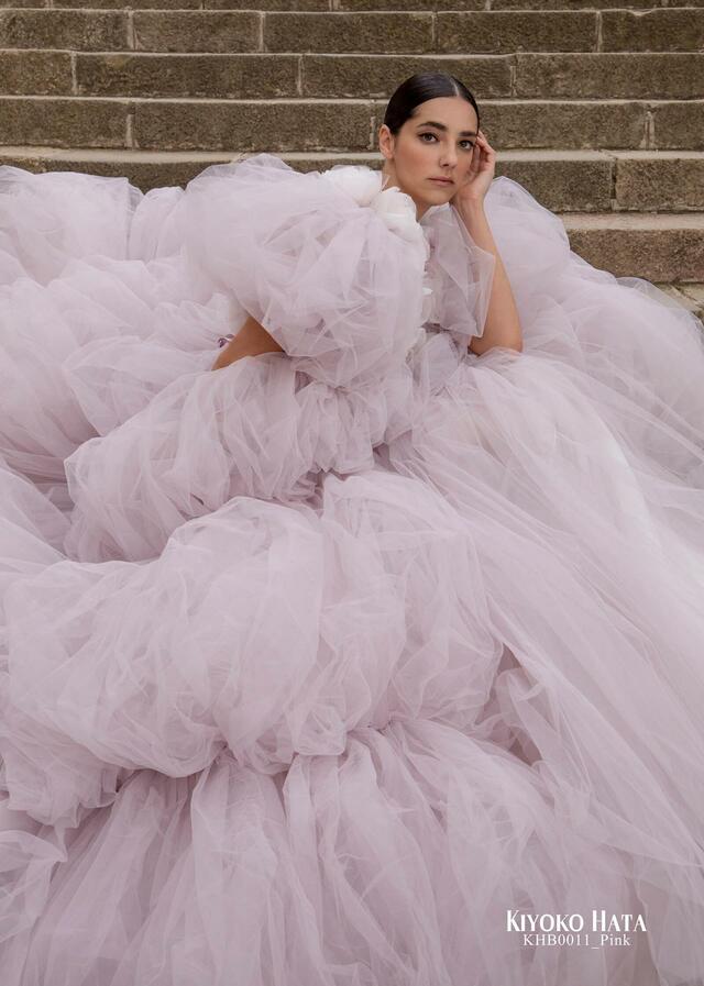 「KIYOKO HATA」新作ウェディングドレス KHB0011_Pink