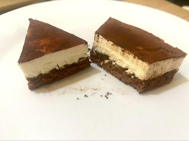 【ローソン ティラミス】解凍して食べると違う口当たりに