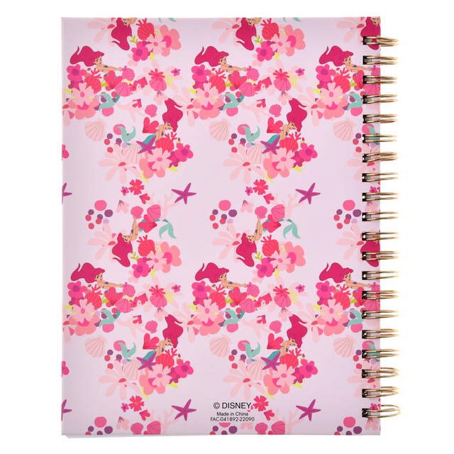アリエル リングノート FLOWER PRINCESS　660円 (税込) © Disney