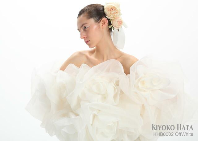 「KIYOKO HATA」新作ウェディングドレス KHB0002_OffWhite