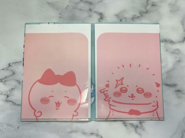 内側はかわいいピンク。イラスト入りなのもうれしい♪