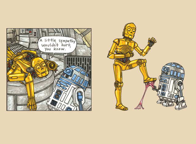 C3POとR2D2のイラストが可愛い。こちらは中が白無地。