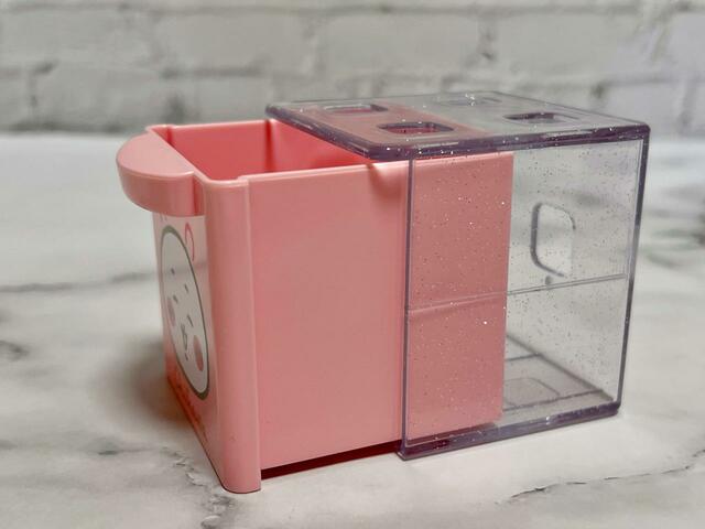 【ちいかわ CUCASE】パジャマバージョンの引き出しは、ちゃんとパジャマの色になっています！