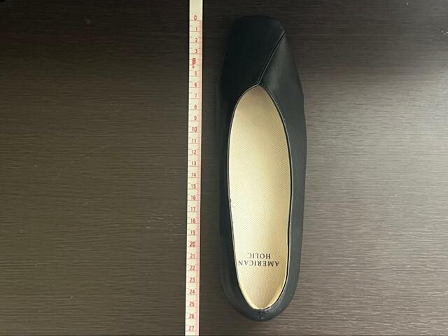 【AMERICAN HOLIC 整履き】サイズはS・M・Lの3展開。Mサイズは実寸約26cm