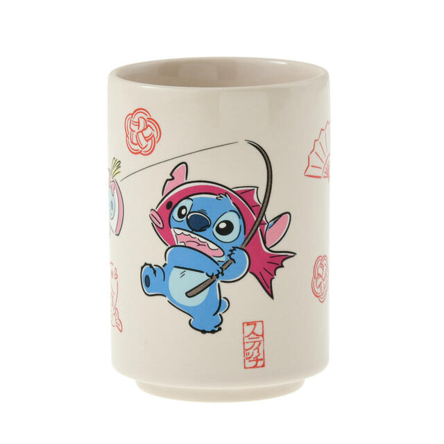 スティッチ＆スクランプ 湯のみ NEW YEAR STITCH 2026 2,200円