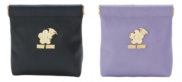 【マリークヮント×クロミ】コラボ商品：バネクチポーチ（全2種）各3,080円（税込）