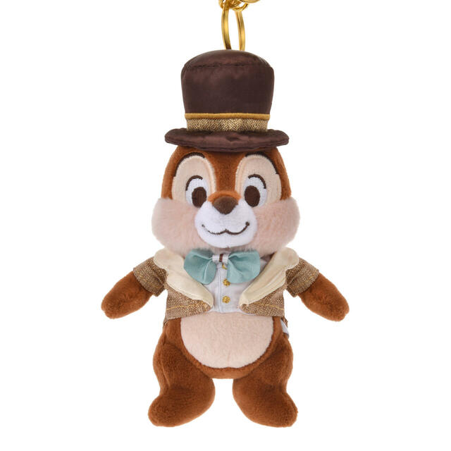 【東京ディズニーリゾート店限定】チップ ぬいぐるみキーホルダー・キーチェーン 東京ディズニーリゾート店25周年記念 2,600円