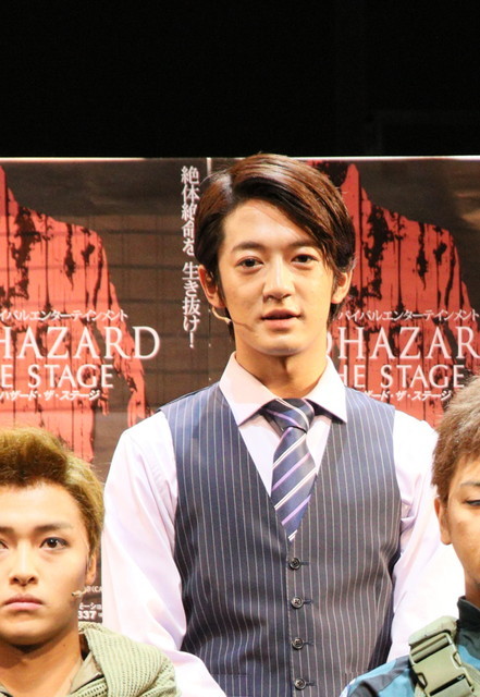 『BIOHAZARD THE STAGE』／会見の様子　大倉士門
