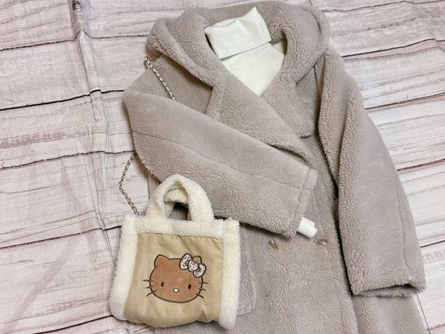 ボアコートに合わせてみました！※ストラップはつきません