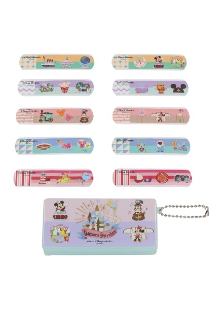 ばんそうこう 1,800円|(ケース)縦約5×横約10×高さ約2cm、(ばんそうこう)10絵柄×2セット