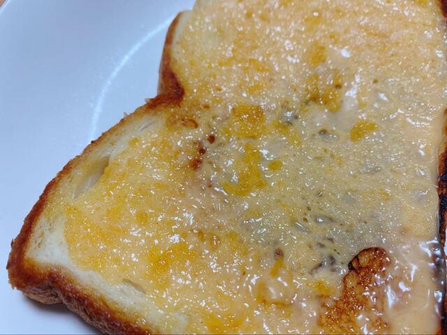 【カルディ めんたいマヨソース 150g】塗ってから焼くとじゅわ〜と香ばしく