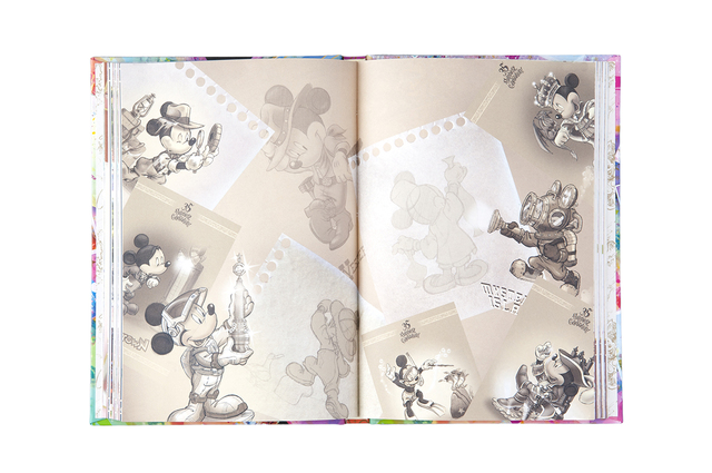 ノート 1,500円｜縦約19×横約13.5×厚さ約1.5cm｜東京ディズニーランド「グランドエンポーリアム」、東京ディズニーシー「エンポーリオ」｜東京ディズニーリゾート35周年グランドフィナーレ