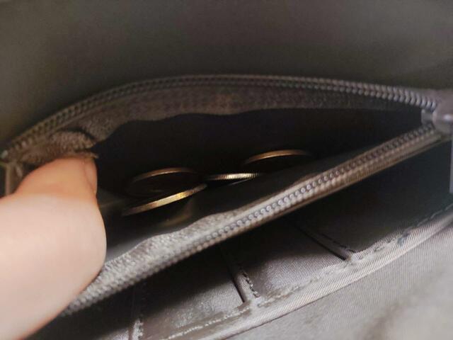小銭を入れてみた