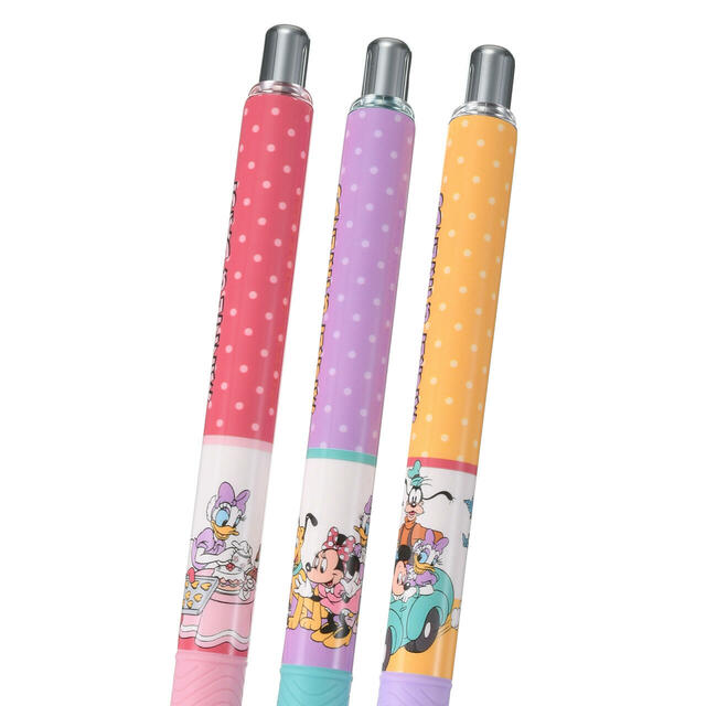 ミッキー＆フレンズ エナージェル 0.5 ゲルインキボールペン セット New Friends 950円