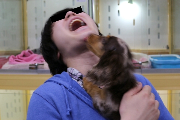 アゴだけめちゃくちゃ舐めてくる