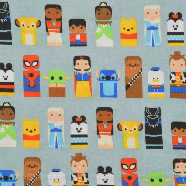 ディズニーキャラクター キッズ用半袖パジャマ ブルー Disney100 Unified Characters Collection 3,630円