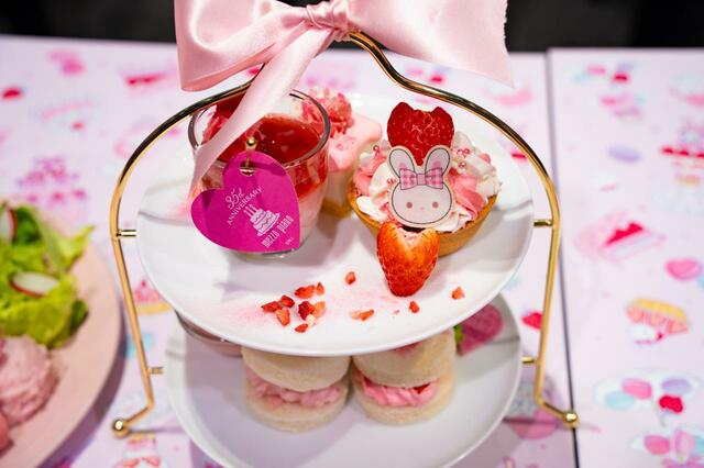 メゾピアノ♡アフタヌーンティーセット 2,690円｜mezzo piano 35th Anniversary Cafe