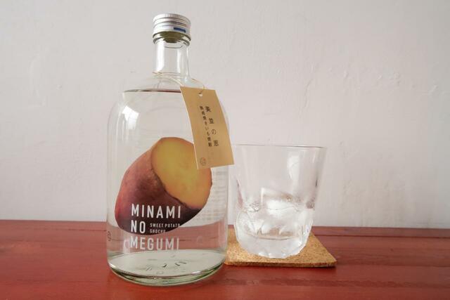 熟成焼いも焼酎「美並の恵」（みなみのめぐみ）価格:1,300円