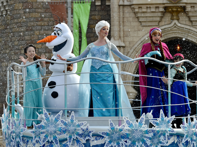 アナとエルサのウィンターグリーティング