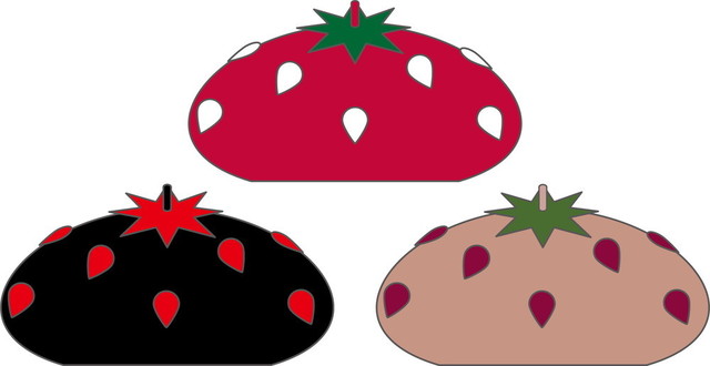 overrideあかれんがのいちごちゃんベレー