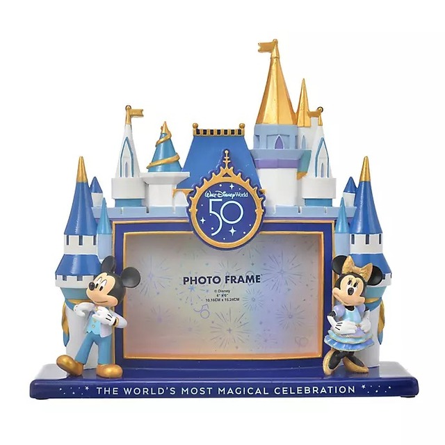 ミッキー&ミニー フォトフレーム WALT DISNEY World 50TH CELEBRATION 3,740円