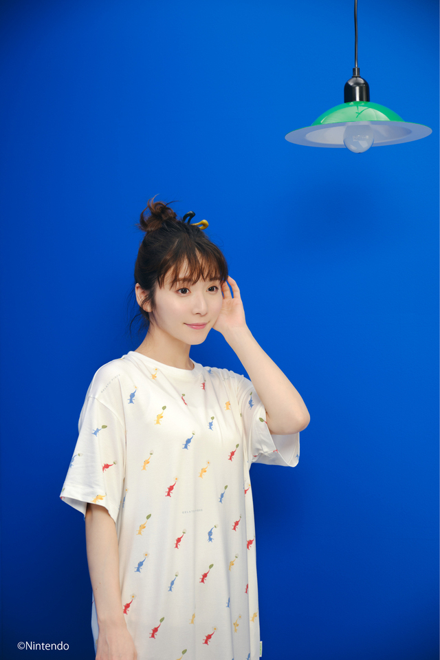 【ジェラート ピケ×ピクミン】ワンピース ￥7,480 （カラー：オフホワイト、サイズ：フリー）