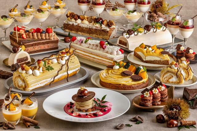 「Sweets Parade ～マロン＆ショコラ～」＜期間：2025年10月1日〜11月27日＞【“栗・芋・かぼちゃ×濃厚ショコラ”の魅惑のスイーツの饗宴♪ナイトスイーツブッフェ「Sweets Parade」で秋の夜長を大満喫！】