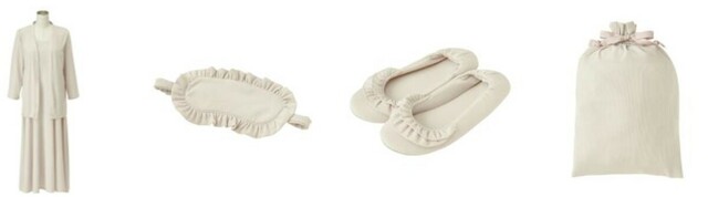 「ルームウェア トラベルセット ピンク」　￥8,500