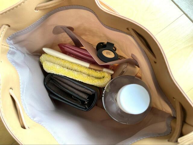 たくさん入ります【GU キャンバスドローストリングバッグ】