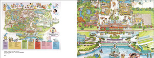 『世界のディズニーパーク絵地図　夢の国をつくるための地図と原画』