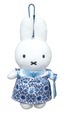 【ミッフィーzakkaフェスタ】デルフト柄ワンピースのおでかけミッフィー「デルフト柄のワンピースマスコット」1,980円