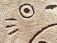 トトロのお顔は刺繍で再現されています！