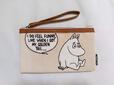 ムーミンの刺しゅうがかわいい【SPRiNG 11月号増刊】付録：MOOMIN（ムーミン）スマホも入る「お財布クラッチバッグ」