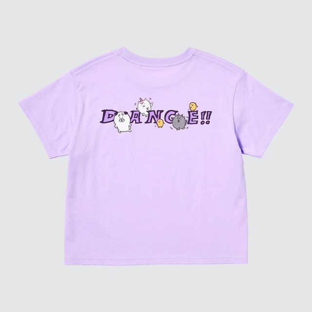 【ユニクロ「ちいかわ×ナガノのくま UT」】キッズ／バックにはノリノリのくまたちをデザインしています