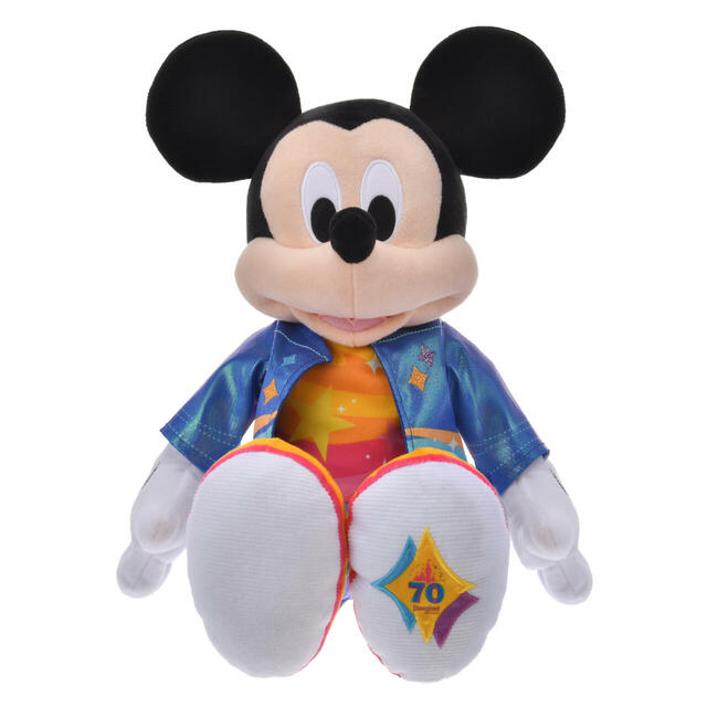 ミッキー ぬいぐるみ DISNEYLAND RESORT 70TH CELEBRATION 3,300円