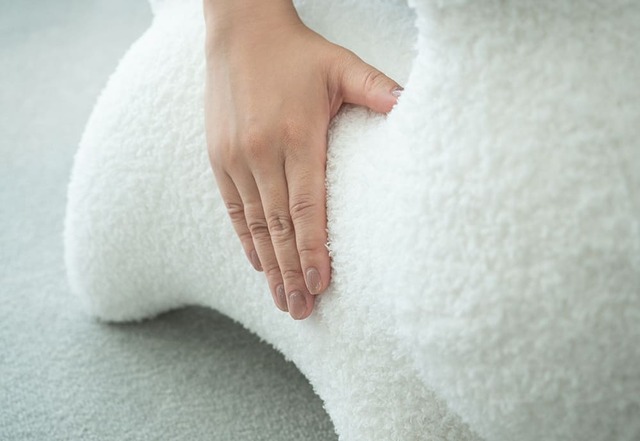 【ブルーナボンボン ふわモコ】ふわふわモコモコで、カシミヤのような極上肌触り