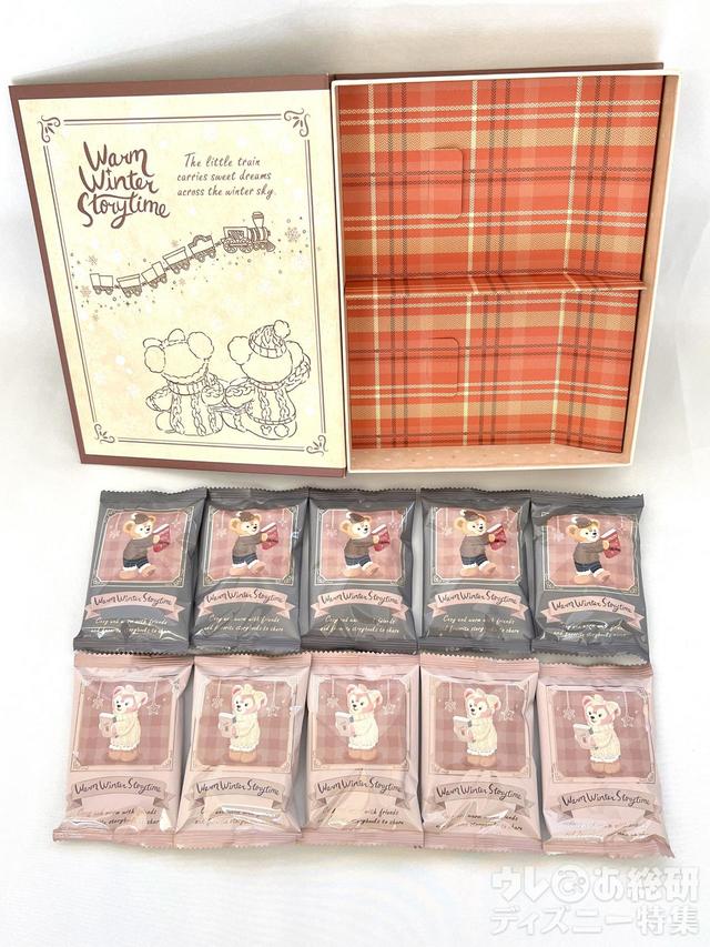 「 ダッフィー&フレンズのウォームウィンター・ストーリータイム」チョコレートカバード・ラスク