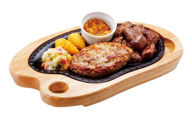 150gハンバーグ＆肉増しコロコロステーキ