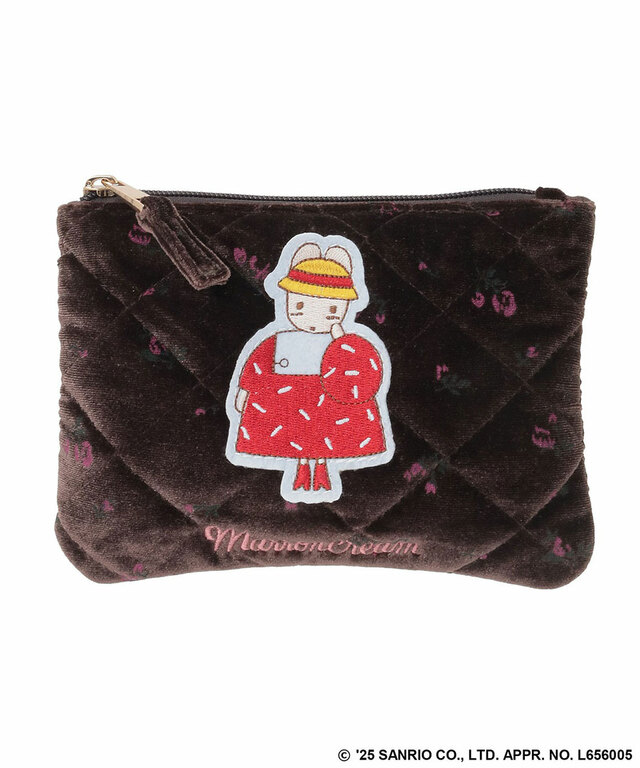 【Green Parks×サンリオキャラクターズ】キルトポーチ(マロンクリーム)
