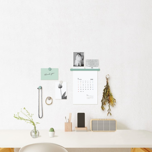 【コクヨ「壁につけるマグネット」】通常のピンよりも針の穴が細いので、壁のダメージが最小限に抑えられます