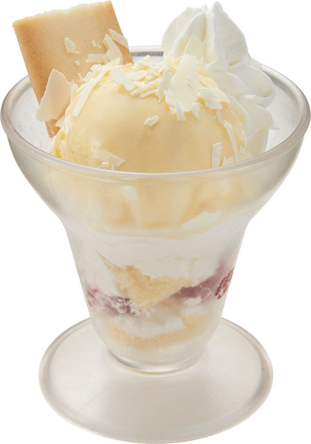 北海道 ふんわり白いケーキパフェ