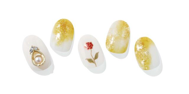 ネイルシール ベル - ohoraとディズニーストアとの共同企画第4弾