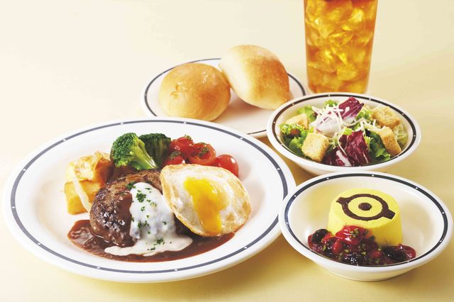 クリスマス・スペシャル・ハンバーグセット 2,190円｜ユニバーサル・ワンダー・クリスマス｜ユニバーサル・スタジオ・ジャパン