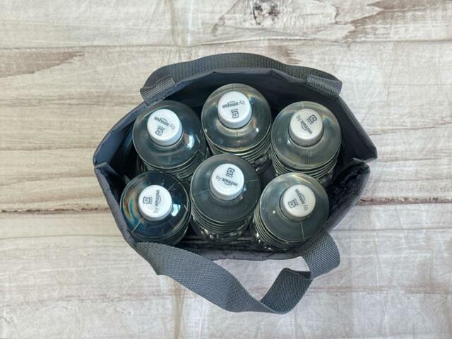 550mlのペットボトルが6本収納できる大容量！