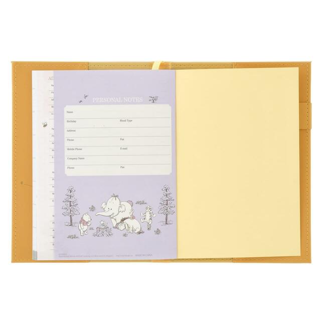 プー&フレンズ 手帳・スケジュール帳 B6 型押し CALENDAR & ORGANIZER 2027 2,800円
