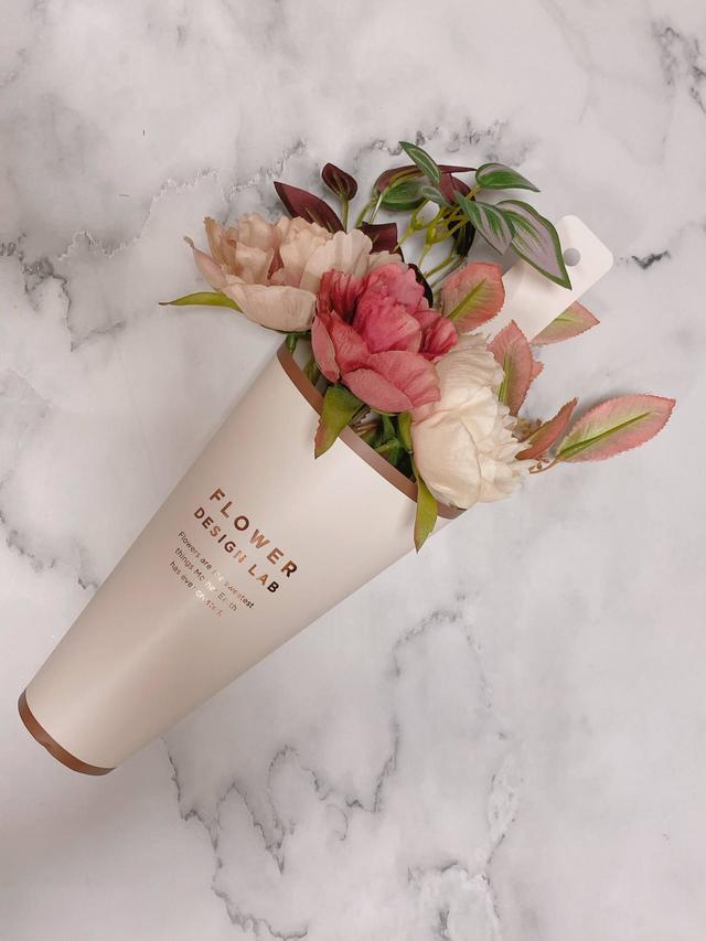 【Francfranc】プチブーケ ピオニーミックス ダークピンク／税込1,000円