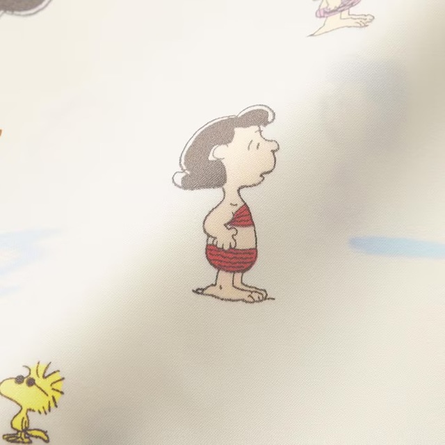 サテンパジャマ(半袖&ショートパンツ) Peanuts ¥2,990