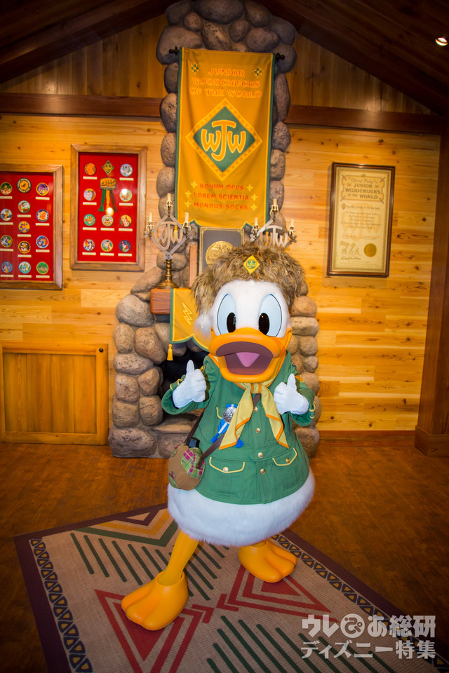 ウッドチャック・グリーティングトレイル｜キャンプ・ウッドチャック｜東京ディズニーランド