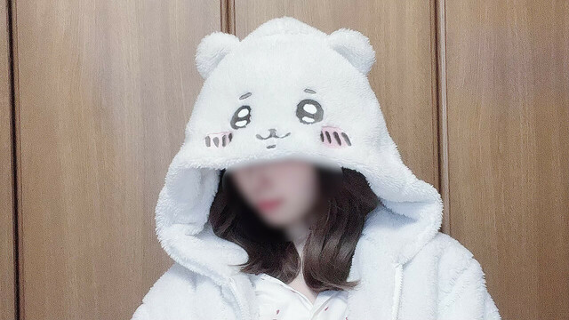 【PEACH JOHN】フードを被ると、きちんとお耳が立っているちいかわがキュート