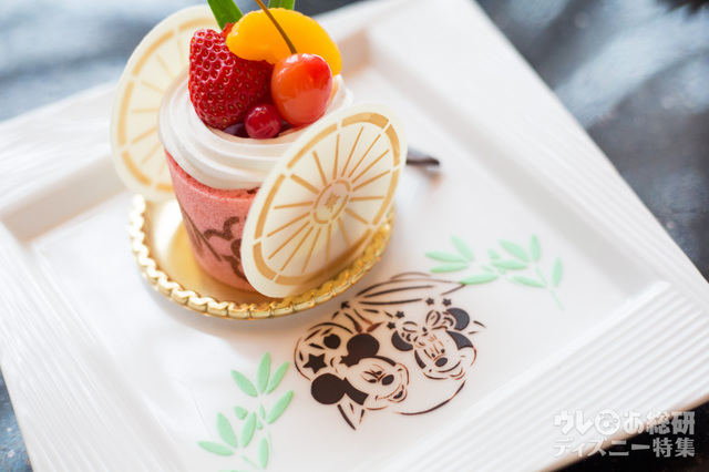 イラストがかわいい“ディズニー七夕デイズ”ケーキセット